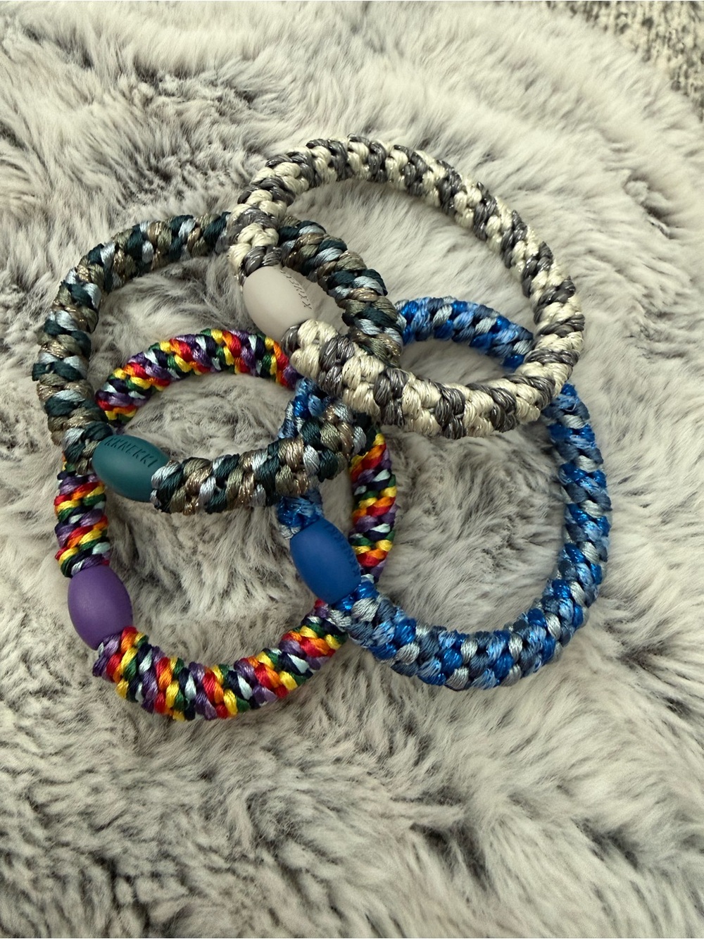 Authentic original KKNEKKI
hair ties. Set of